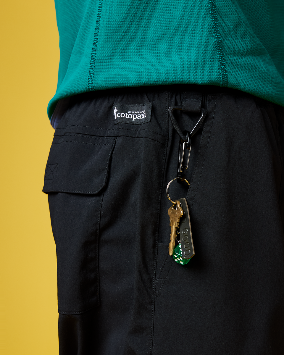 Coraje Tech Cargo Pant - Men's, Black, Model Christian