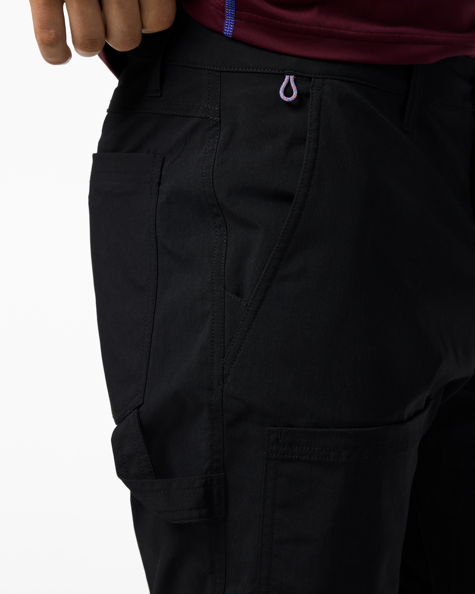 Coraje Tech Utility Pant - Men's, Black, Model Kellan