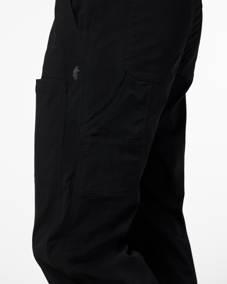 Coraje Tech Utility Pant - Men's, Black, Model Kellan
