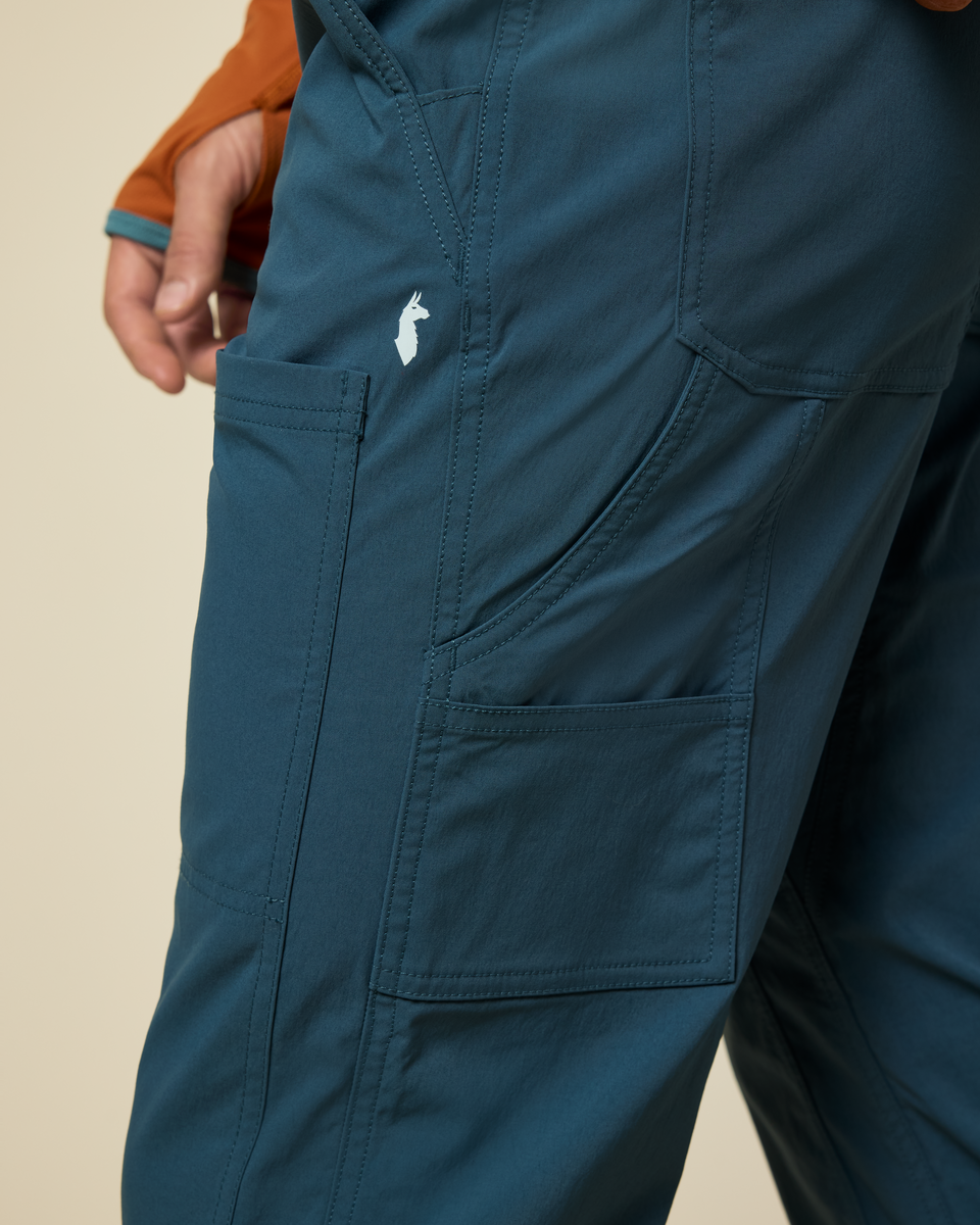 Coraje Tech Utility Pant - Men's, Ocean, Model Kellan