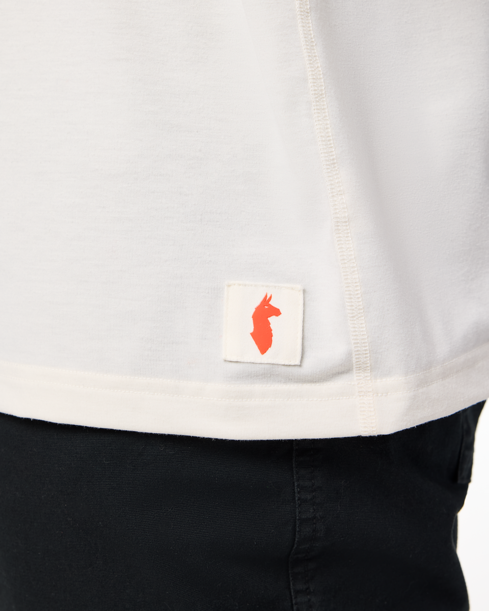 Empaca Crew T-Shirt - Men's, Bone, Model Kirk