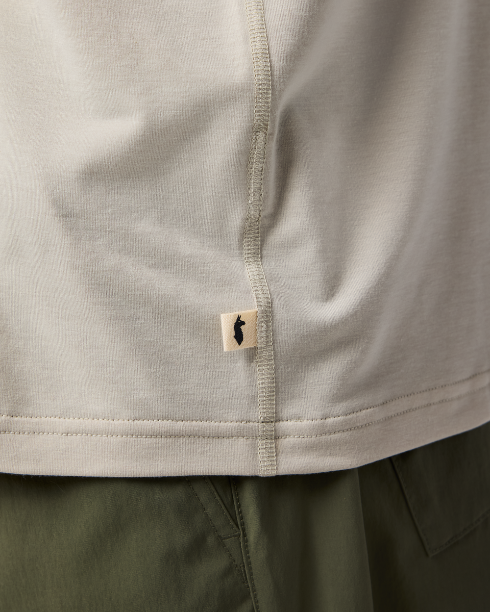 Empaca Crew T-Shirt - Men's, Mineral, Model Kellan