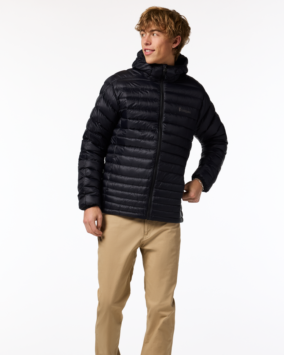 Fuego Down Hooded Jacket - Men's, Cotopaxi Black, Model Maximus