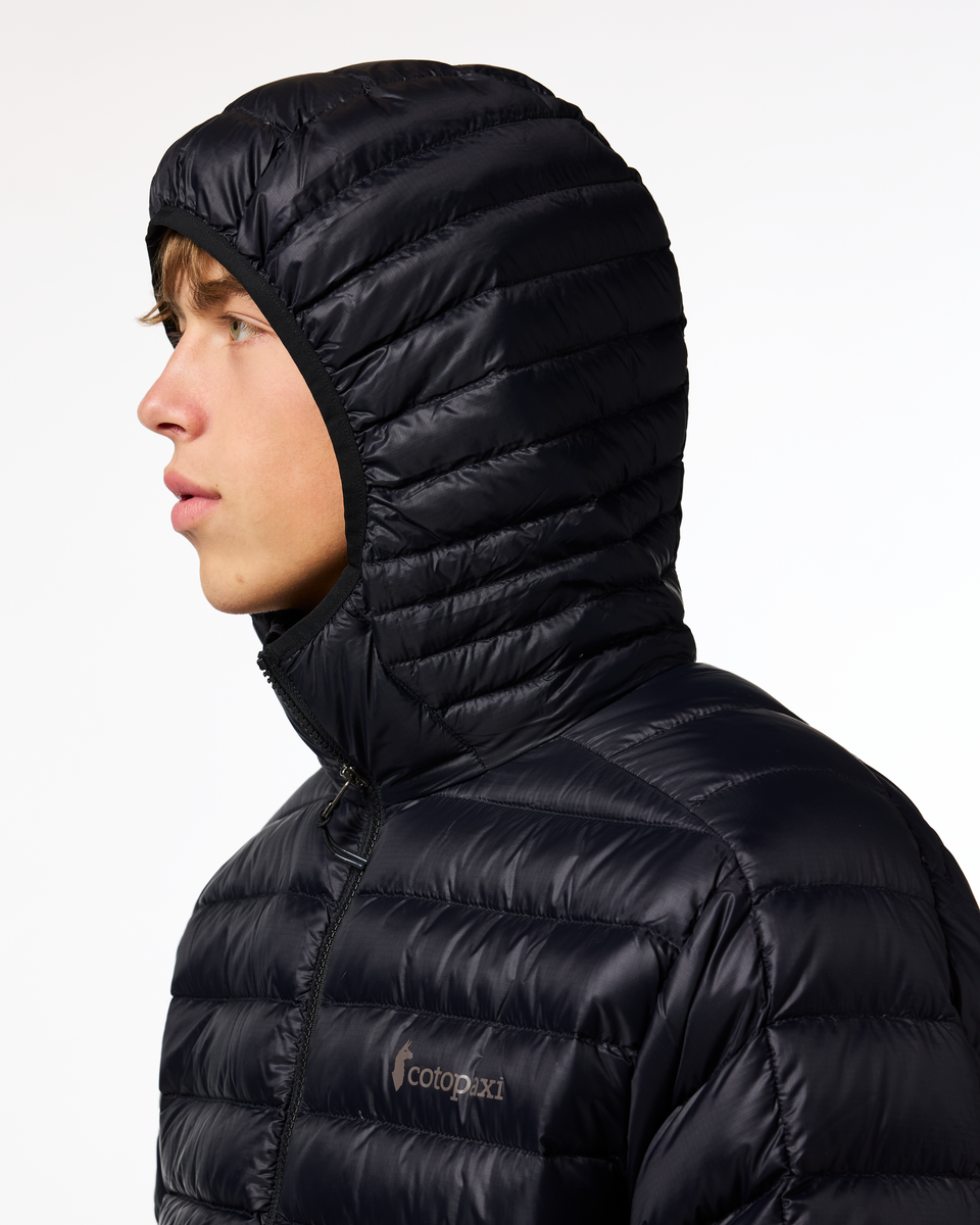 Fuego Down Hooded Jacket - Men's, Cotopaxi Black, Model Maximus