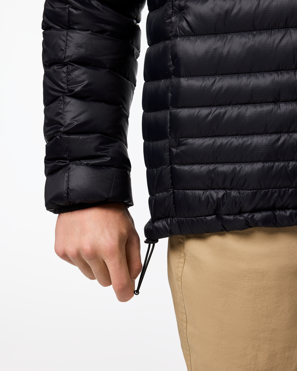 Fuego Down Hooded Jacket - Men's, Cotopaxi Black, Model Maximus