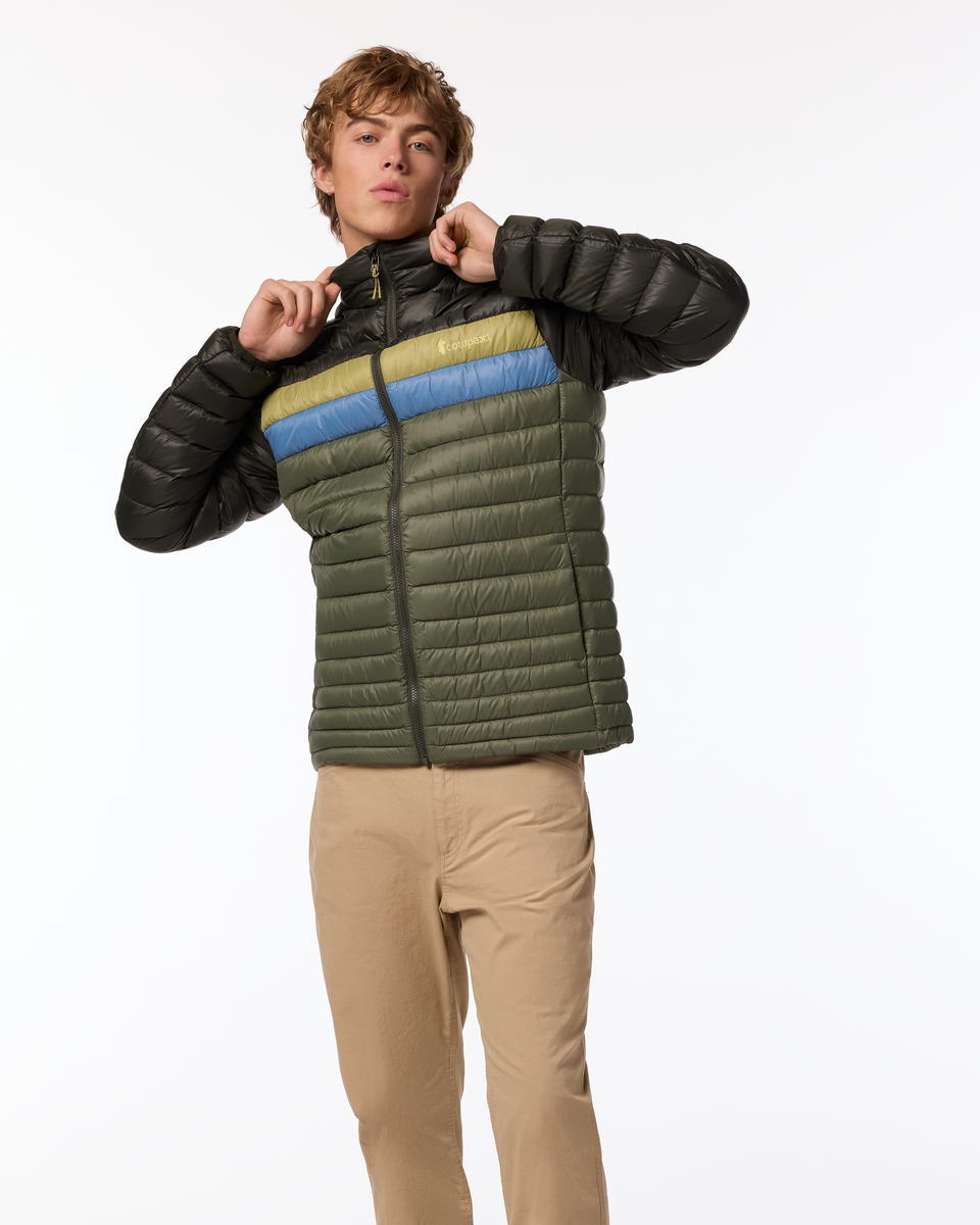 Fuego Down Jacket - Men's, Woods/Fatigue, Model Maximus