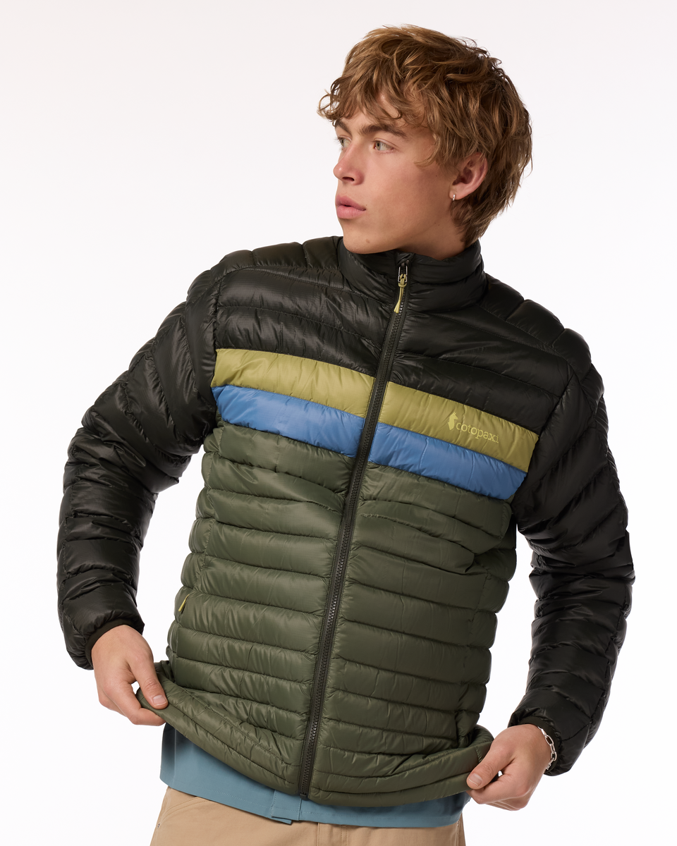 Fuego Down Jacket - Men's, Woods/Fatigue, Model Maximus