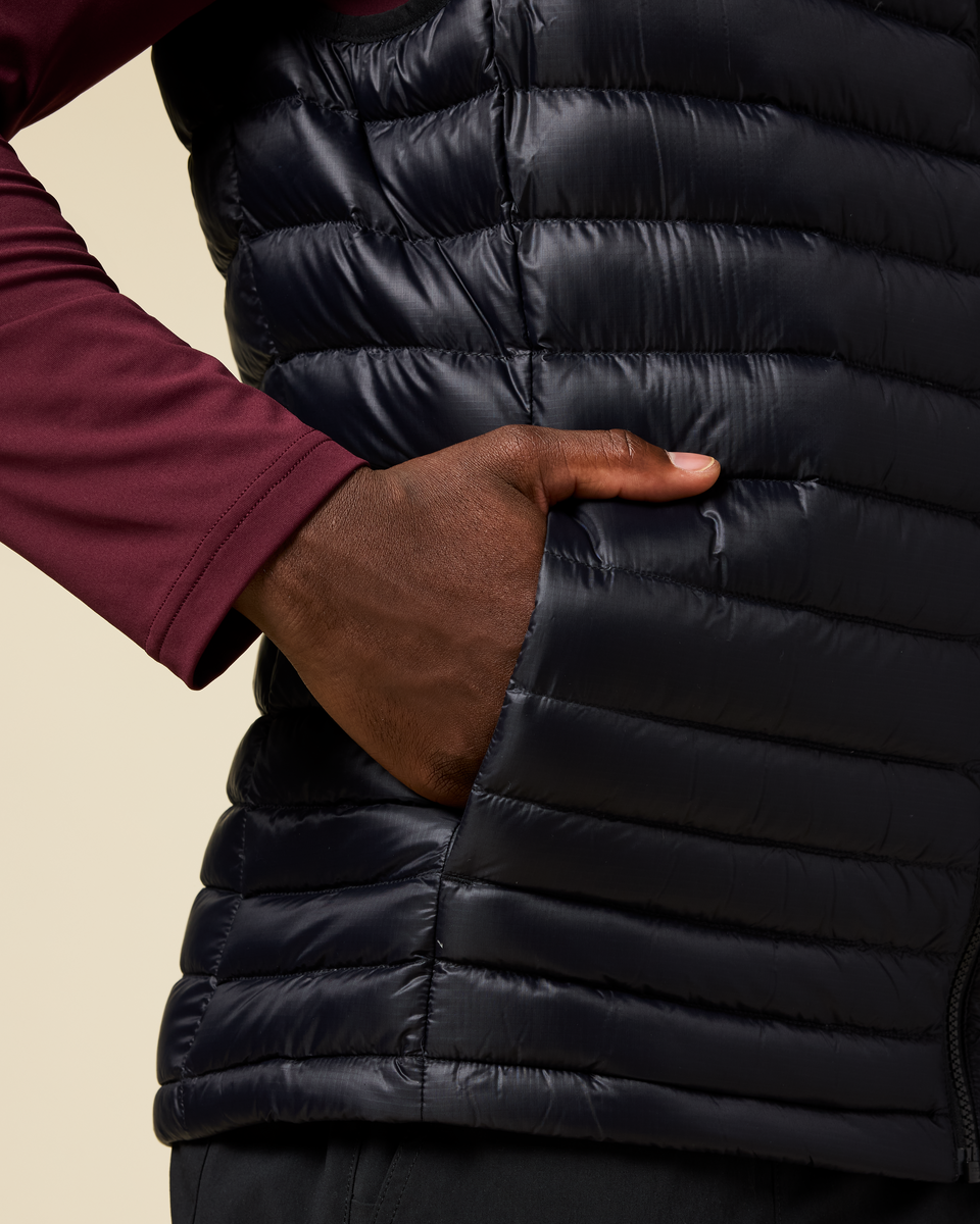 Fuego Down Vest - Men's, Cotopaxi Black, Model Kirk
