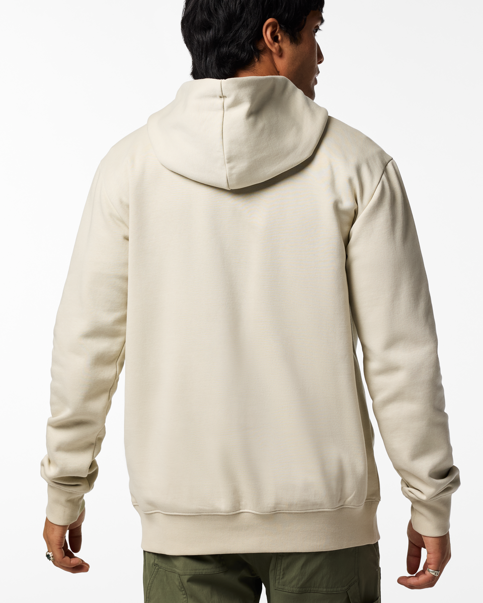 Llama Patch Pullover Hoodie - Men's, Mineral, Model Christian