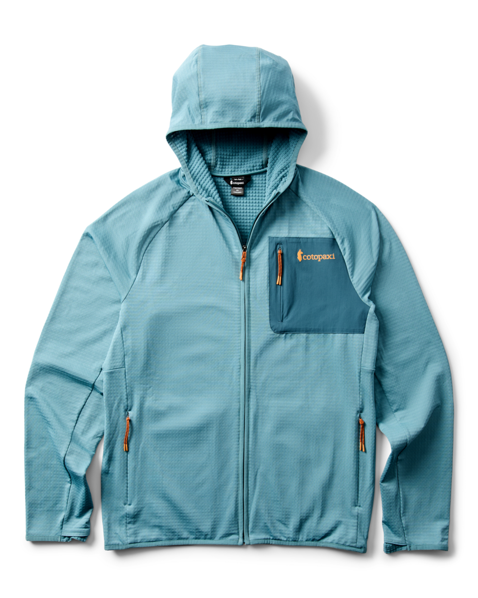 Otero Fleece Full-Zip Hooded Jacket - Men's, Everglade