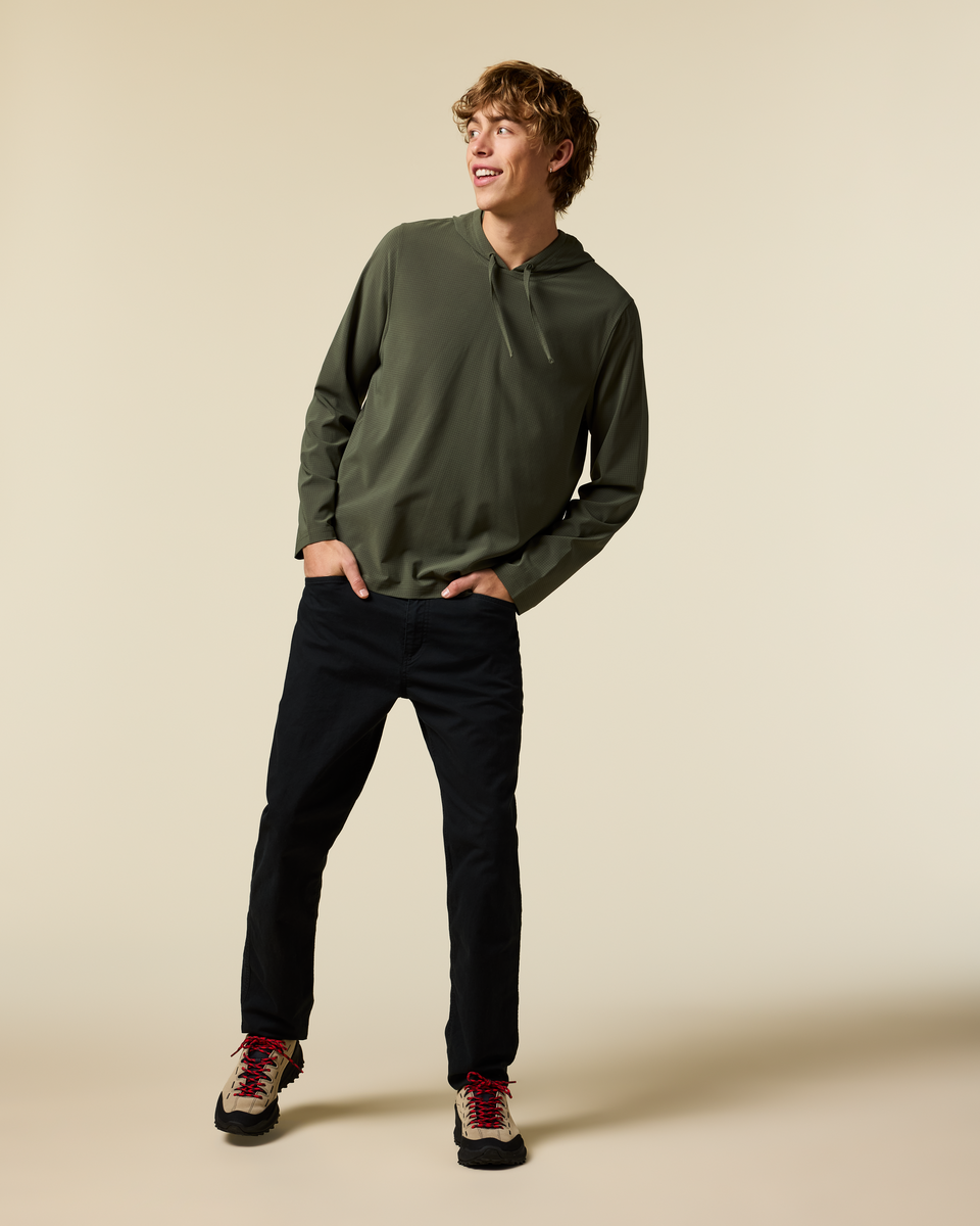Pulso Tech Hoodie - Men's, Fatigue, Model Maximus