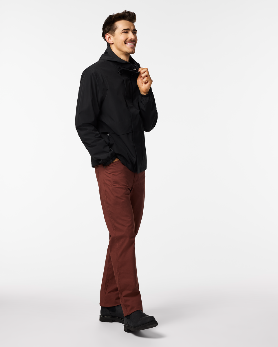 Rayu Rain Jacket - Men's, Cotopaxi Black, Model Kellan