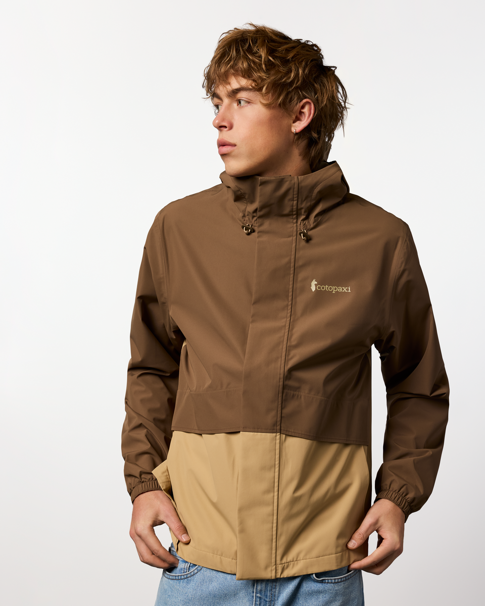 Rayu Rain Jacket - Men's, Dune/Khaki, Model Maximus
