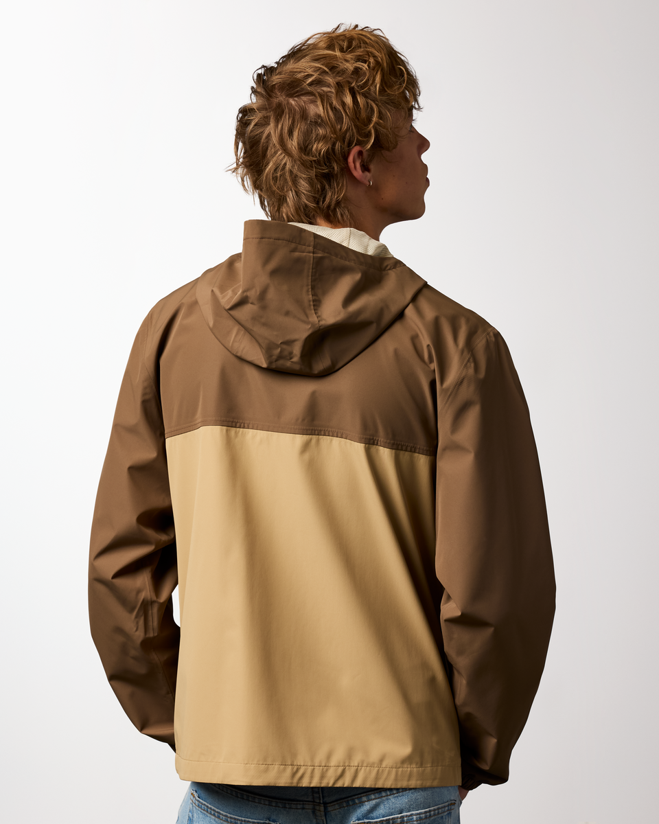 Rayu Rain Jacket - Men's, Dune/Khaki, Model Maximus