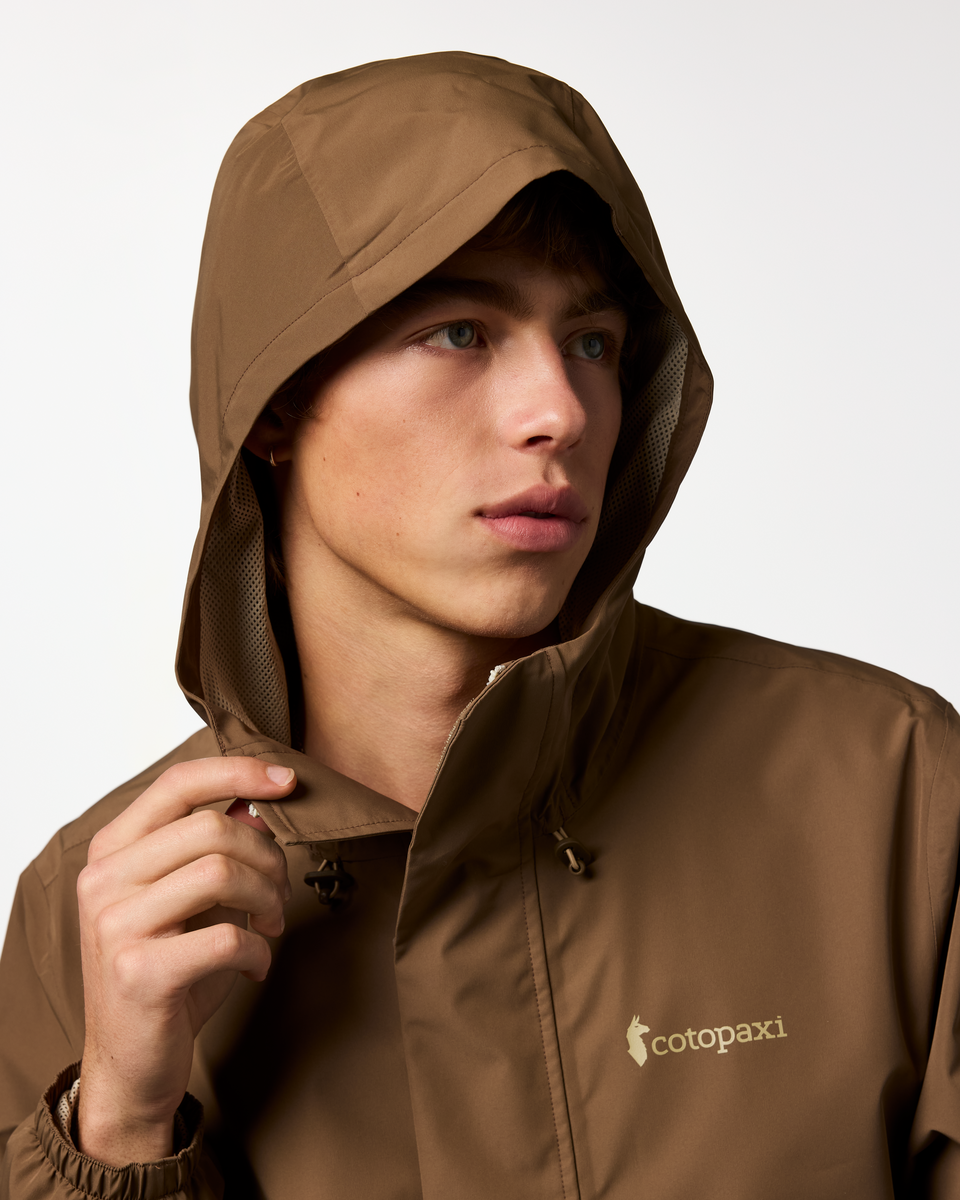 Rayu Rain Jacket - Men's, Dune/Khaki, Model Maximus