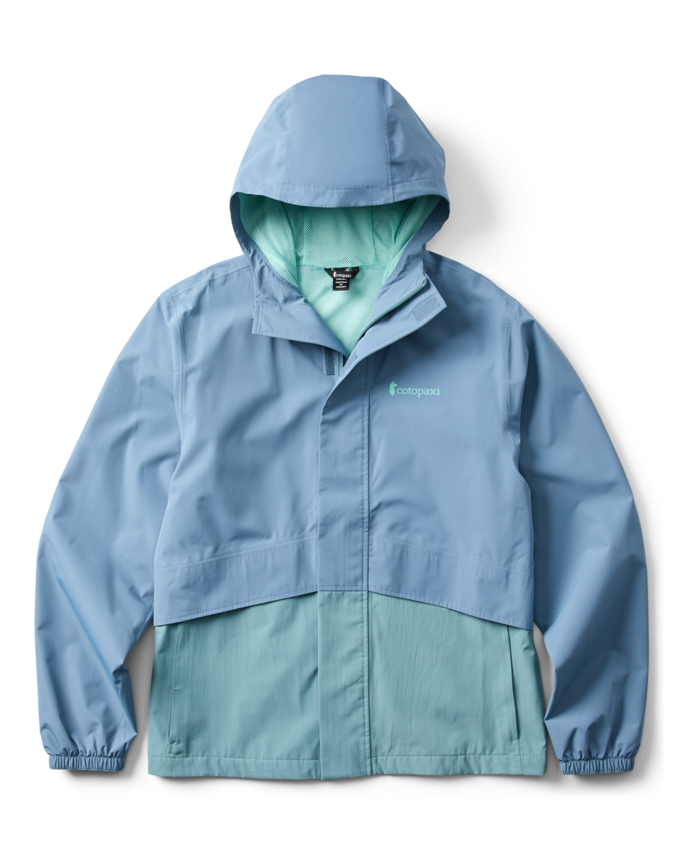 Rayu Rain Jacket - Men's, Steel Blue/Everglade