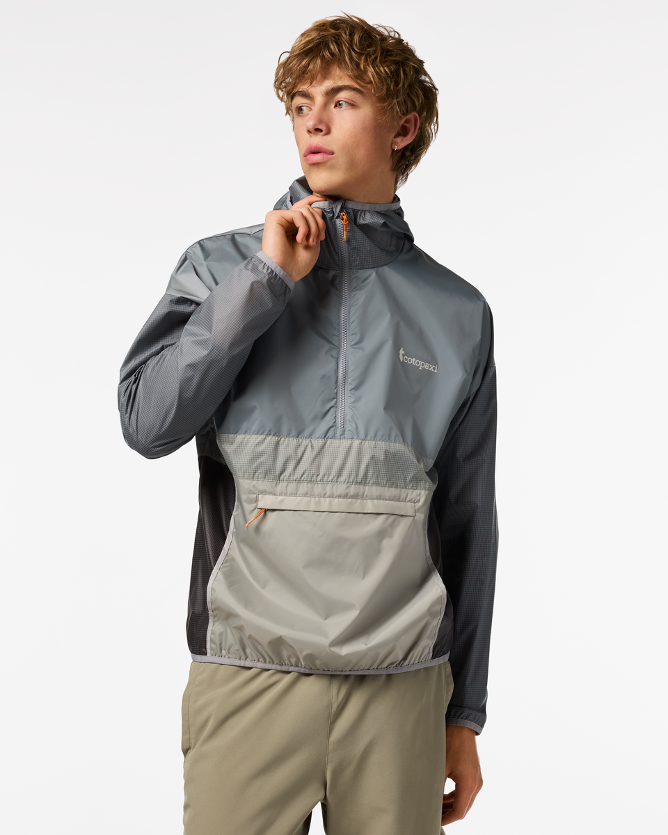 Teca Half-Zip Windbreaker - Men's, Storm Clouds, Model Maximus