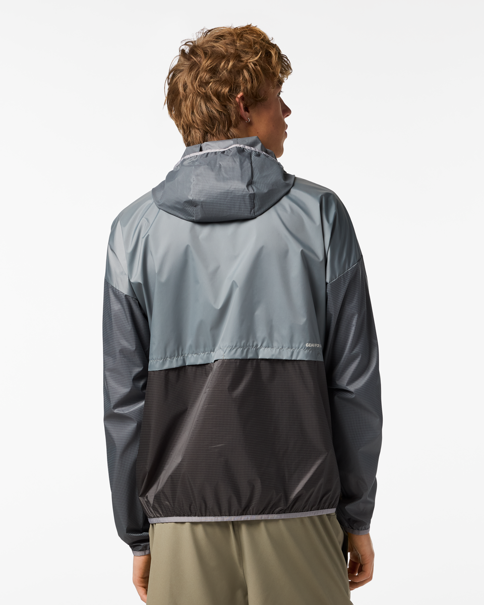Teca Half-Zip Windbreaker - Men's, Storm Clouds, Model Maximus