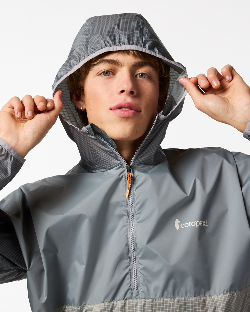 Teca Half-Zip Windbreaker - Men's, Storm Clouds, Model Maximus