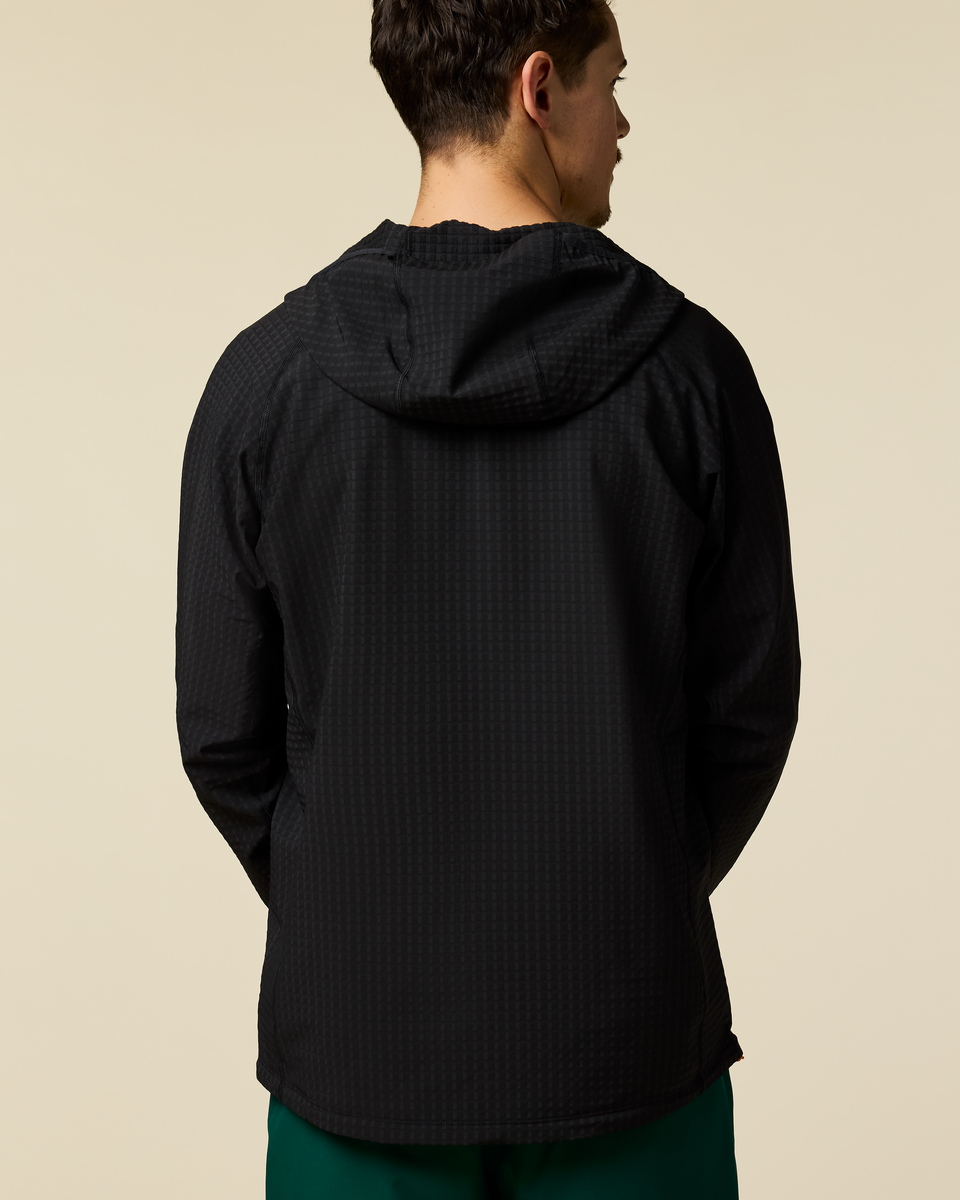 Yermo Hooded Jacket - Men's, Cotopaxi Black, Model Kellan