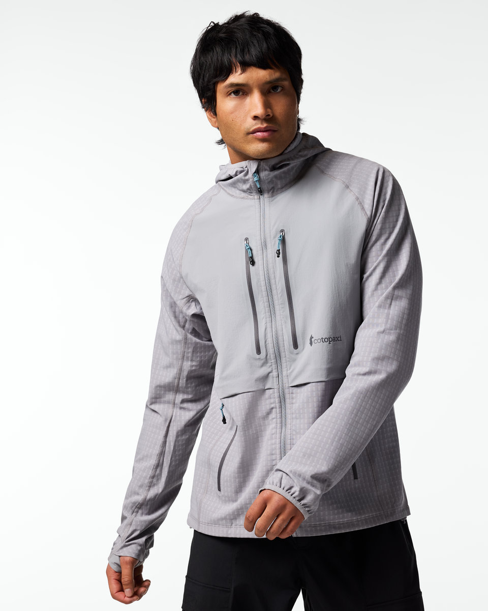 Yermo Hooded Jacket - Men's, Smoke, Model Christian