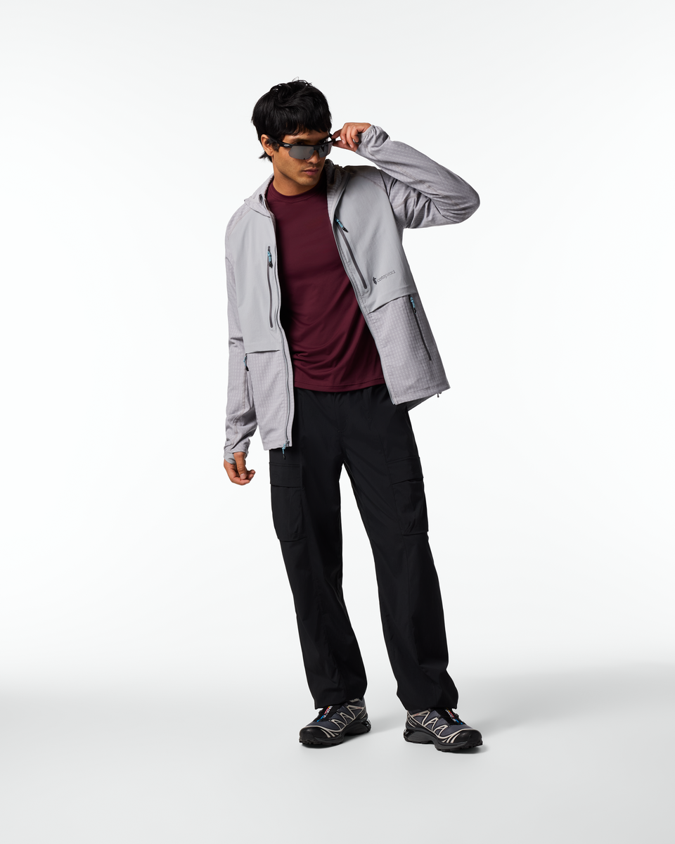 Yermo Hooded Jacket - Men's, Smoke, Model Christian