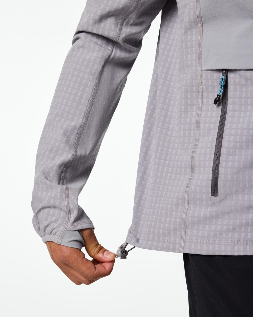 Yermo Hooded Jacket - Men's, Smoke, Model Christian