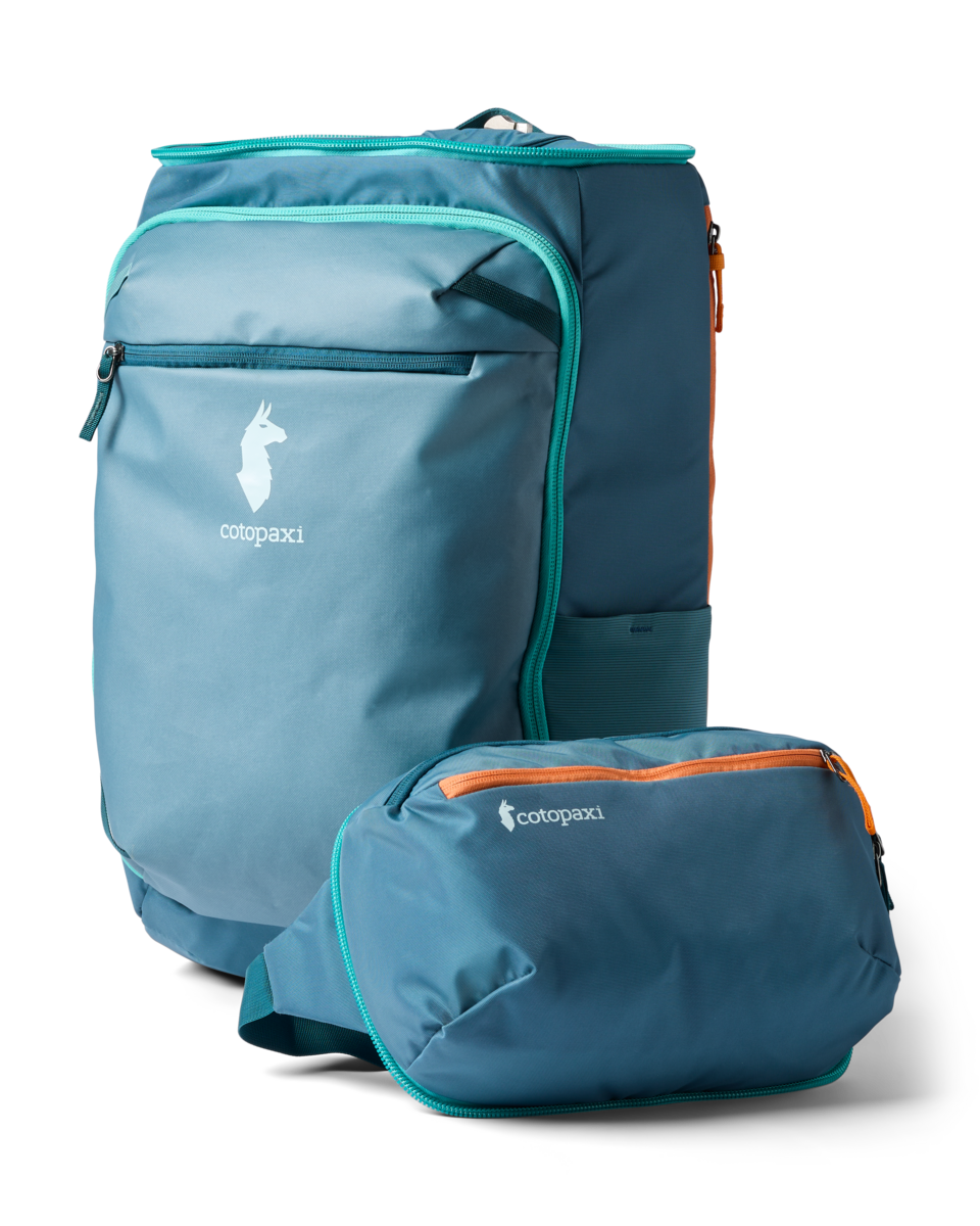 Allpa 50L Adventure Travel Pack, Blue Spruce/Abyss