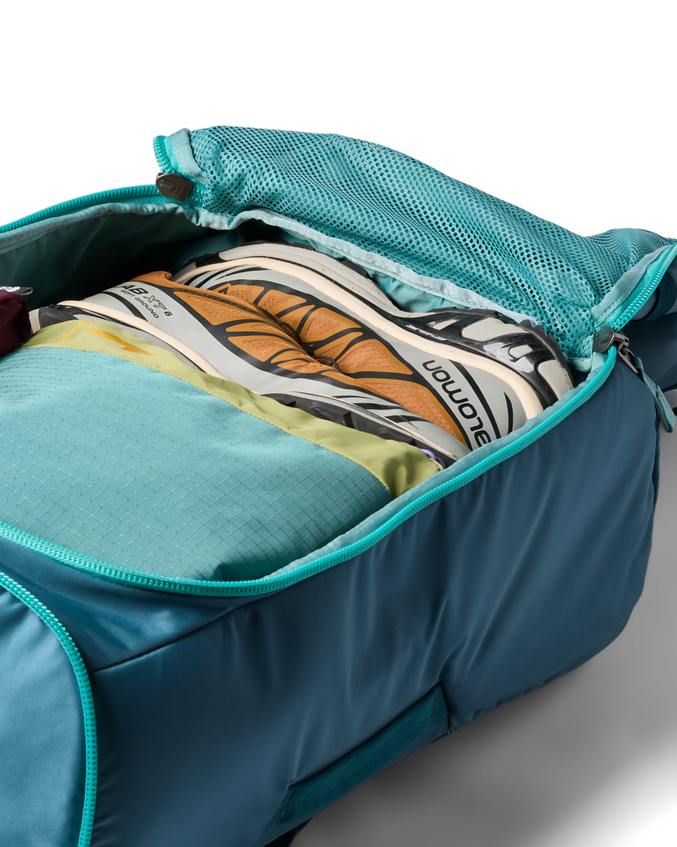 Allpa 50L Adventure Travel Pack, Blue Spruce/Abyss