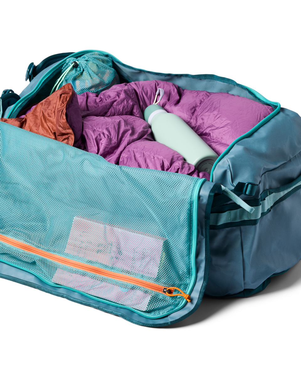 Allpa Getaway 100L Duffel, Blue Spruce/Abyss