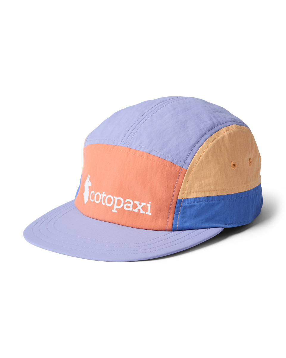 Cotopaxi Tech 5-Panel Hat, Grapefruit/Aster