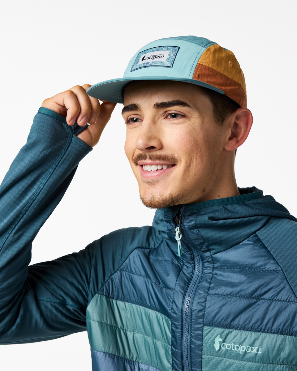Zen Garden Tech 5-Panel Hat, Tide Pool/Everglade