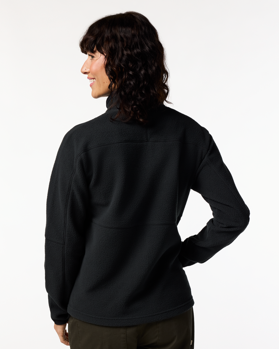 Abrazo Fleece Full-Zip Jacket - Women's, Cotopaxi Black, Model Lola