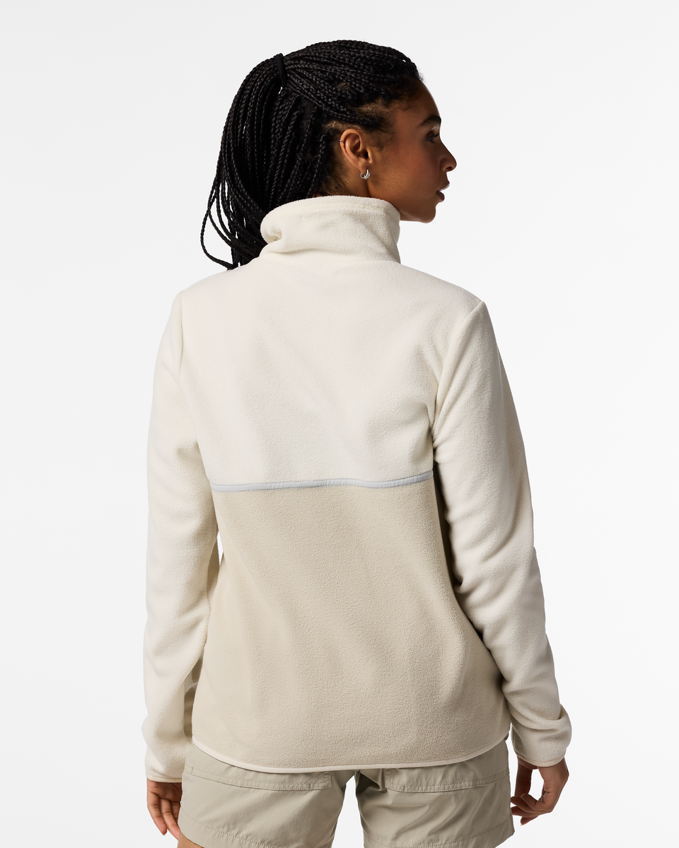Amado Fleece Pullover - Women's, Chalk/Mineral, Model Kalu