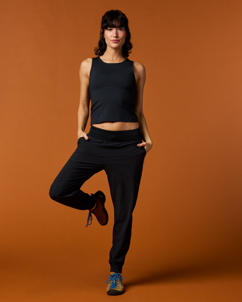 Cambio Jogger - Women's, Black, Model Lola