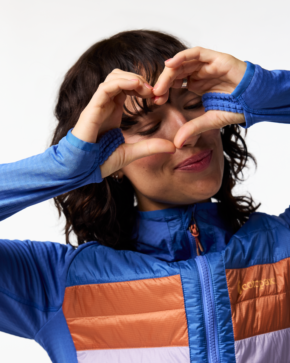 Capa Hybrid Insulated Hooded Jacket - Women's, Azure/Moonbeam