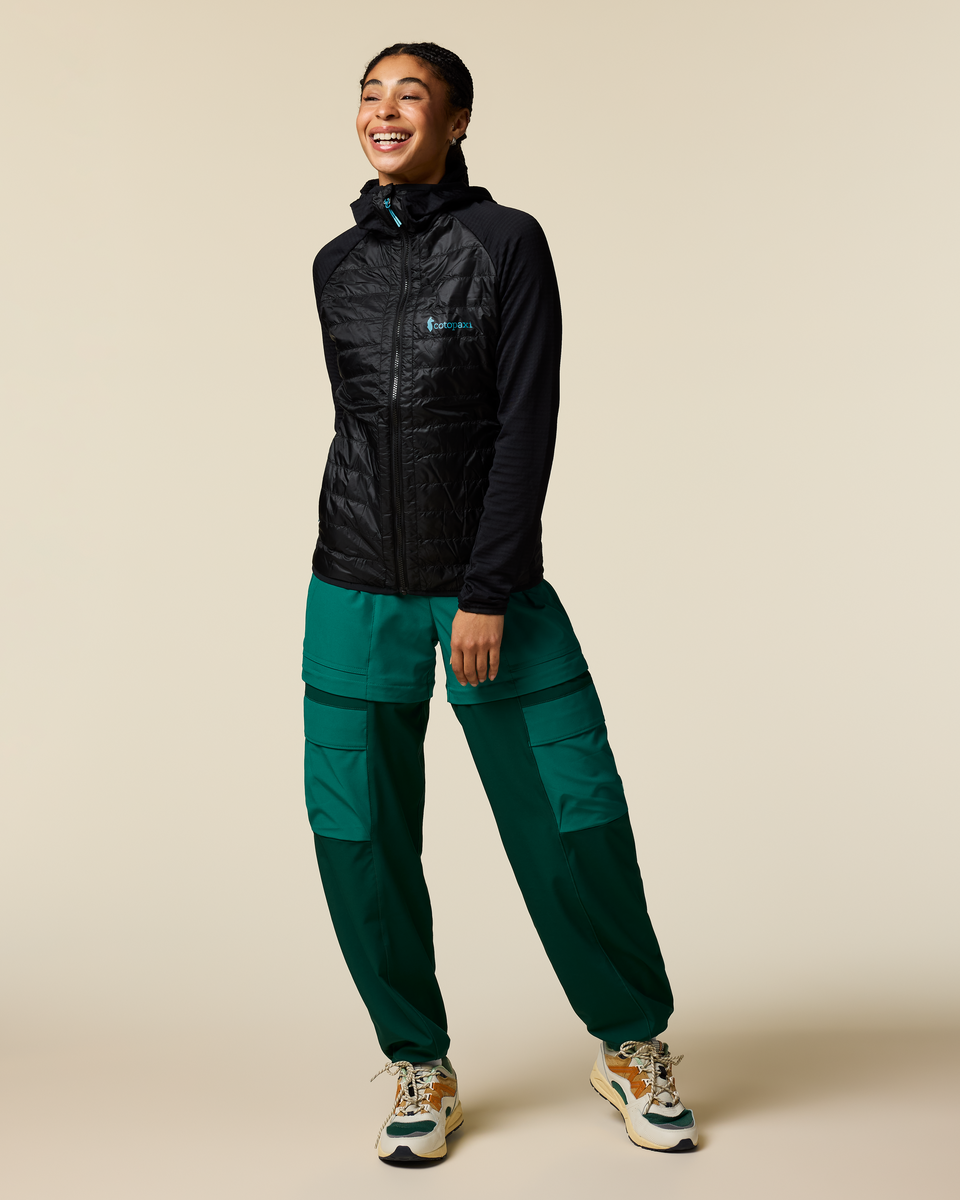 Capa Hybrid Insulated Hooded Jacket - Women's, Cotopaxi Black, Model Kalu