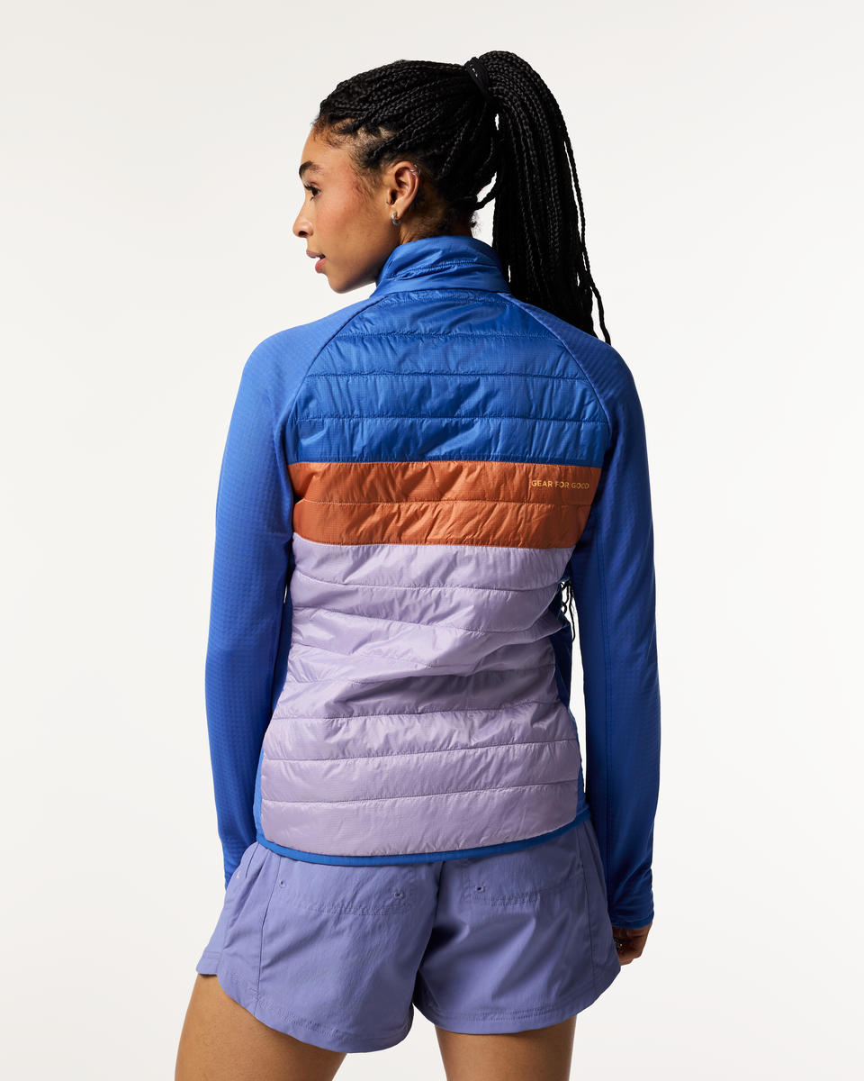 Capa Hybrid Insulated Jacket - Women's, Azure/Moonbeam, Model Kalu