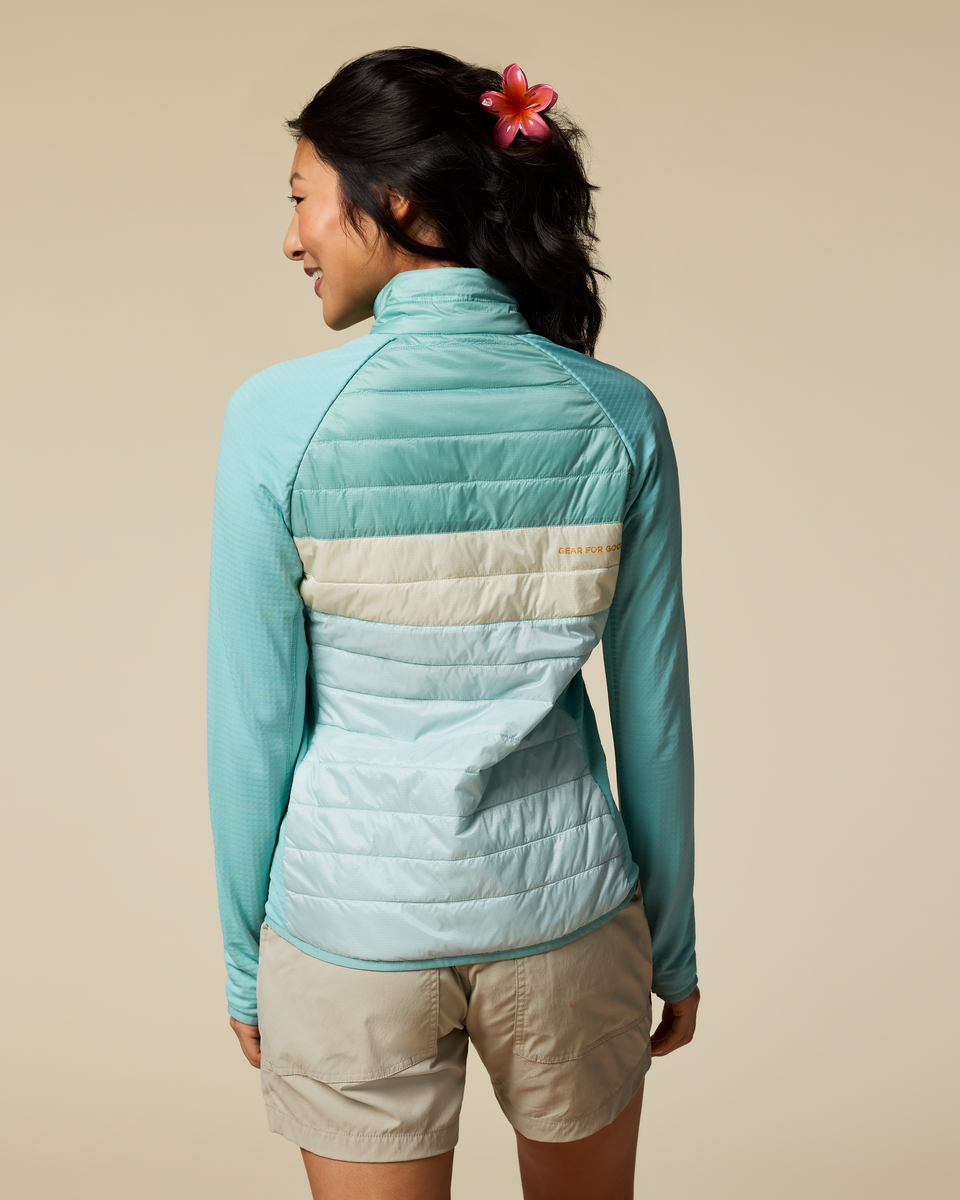 Capa Hybrid Insulated Jacket - Women's, Tide Pool/Surf, Model TIff