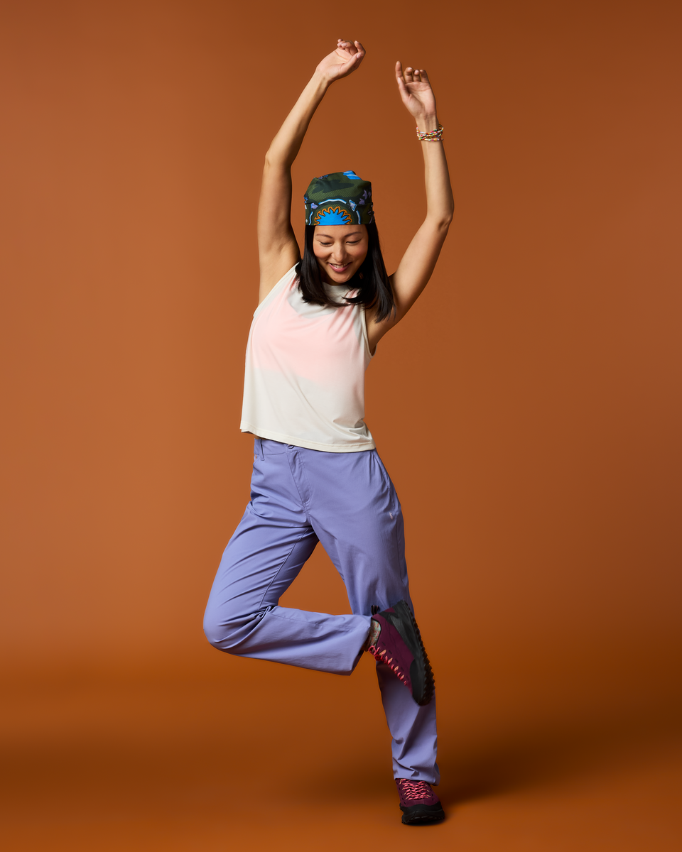 Coraje Tech Pant - Women's, Aster, Model Tiff