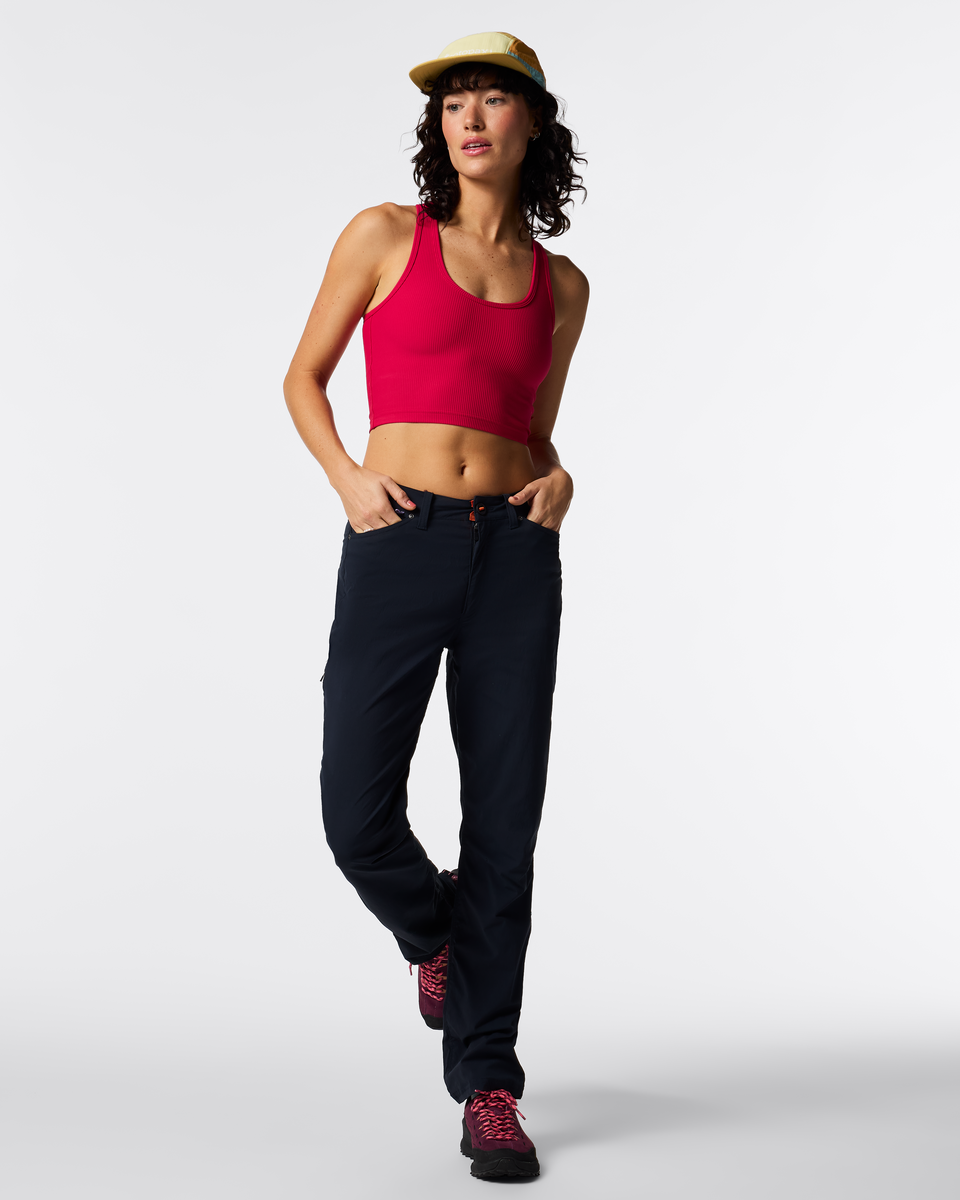 Coraje Tech Pant - Women's, Carbon, Model Lola