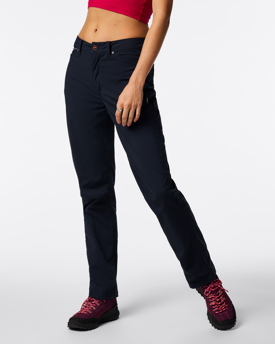 Coraje Tech Pant - Women's, Carbon, Model Lola