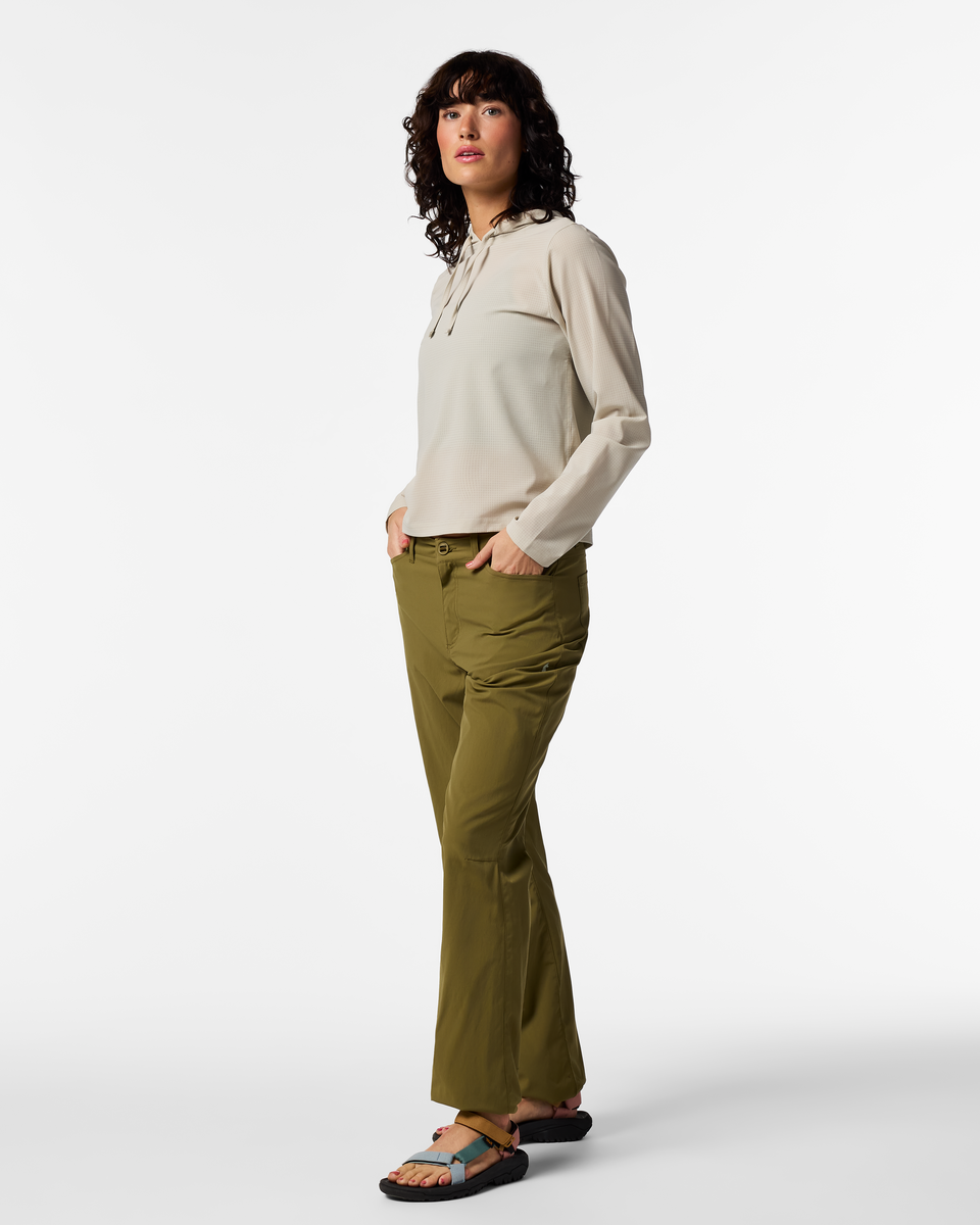 Coraje Tech Pant - Women's, Moss, Model Lola
