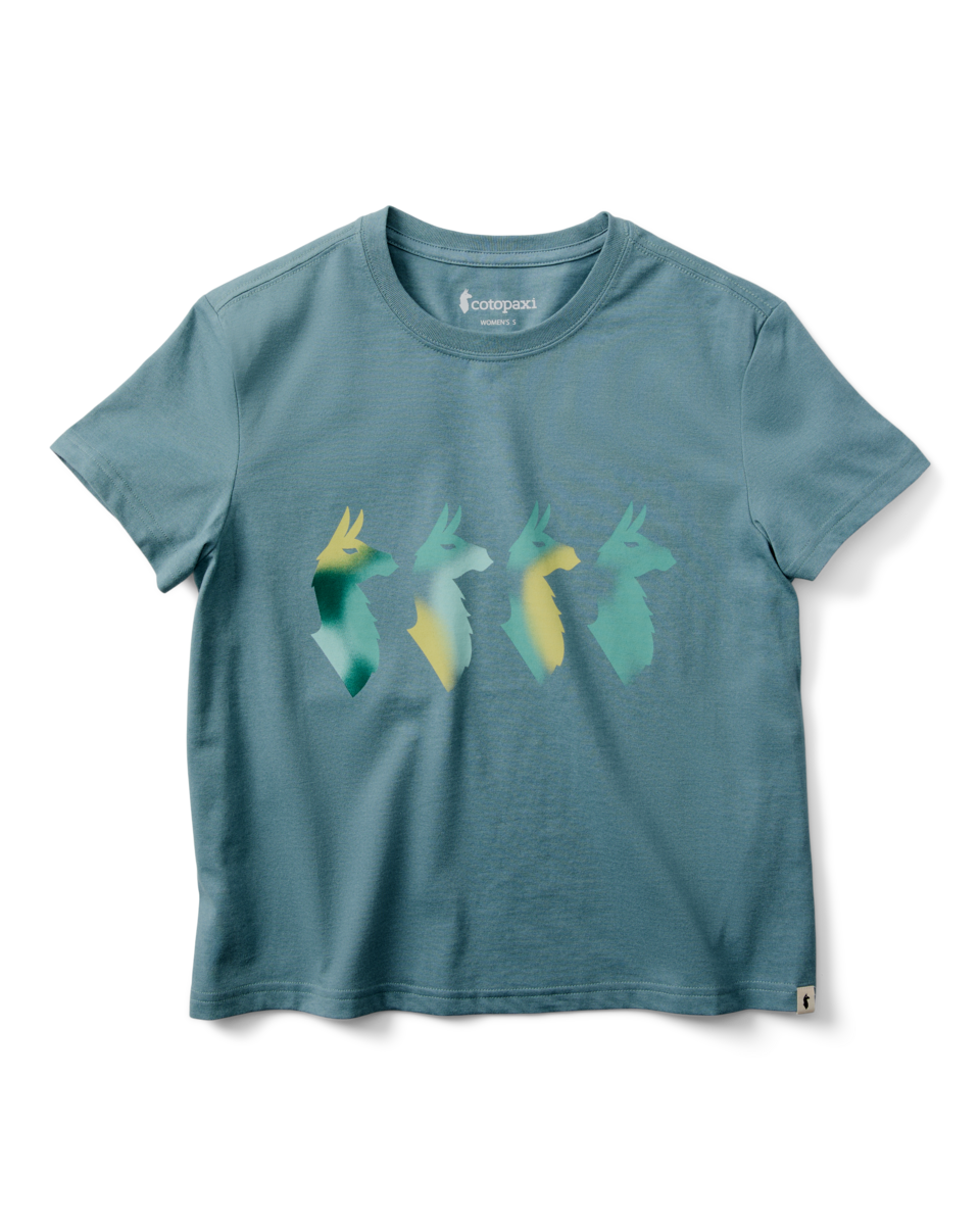 Cuatro Bitmap T-Shirt - Women's, Everglade, Detail