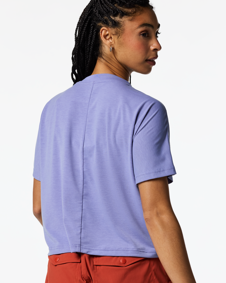 Empaca Boxy T-Shirt - Women's, Aster, Model Kalu