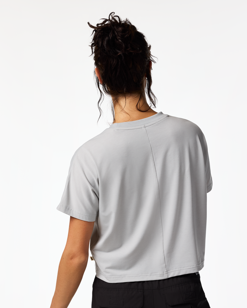 Empaca Boxy T-Shirt - Women's, Vapor, Model Lola