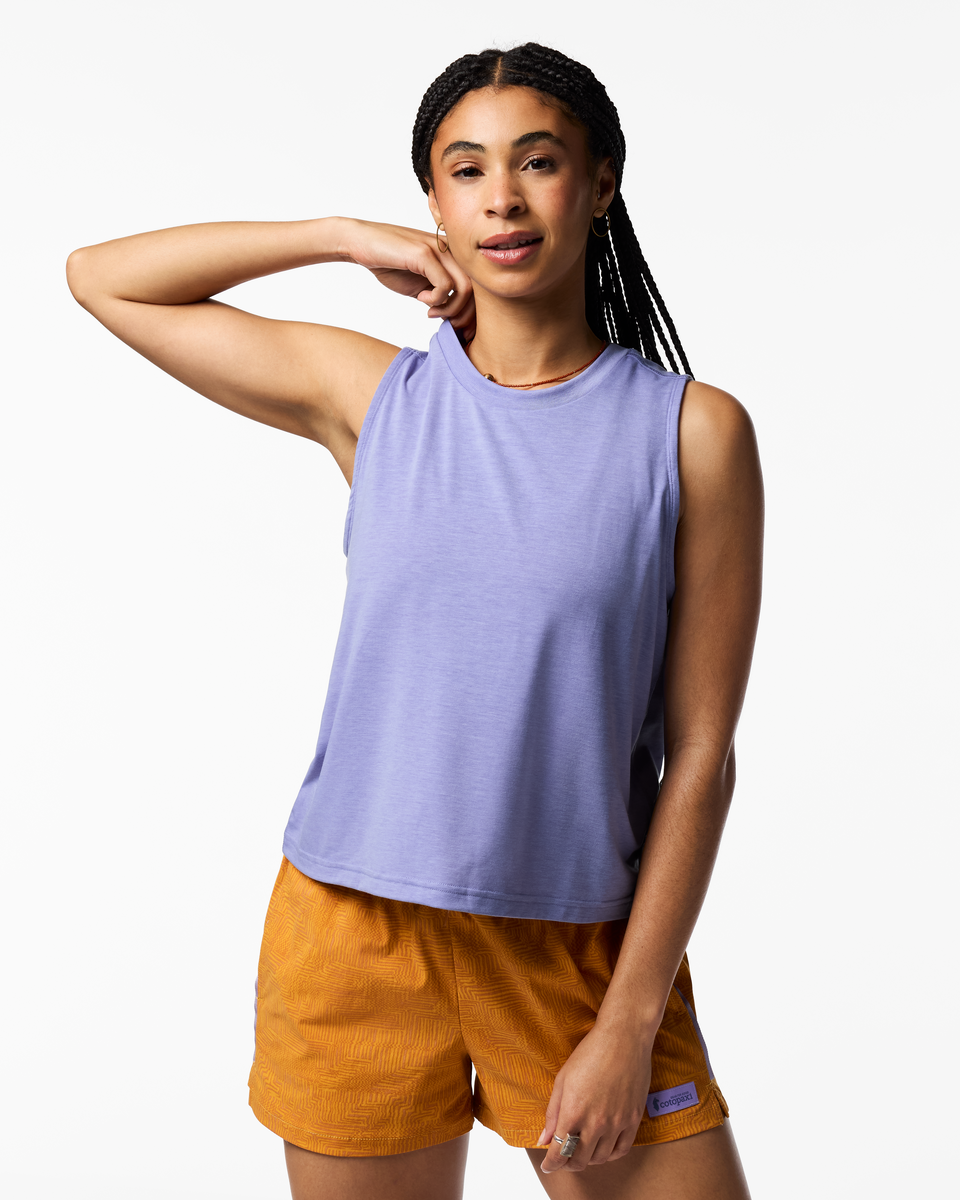 Empaca Tank - Women's, Aster, Model Kalu