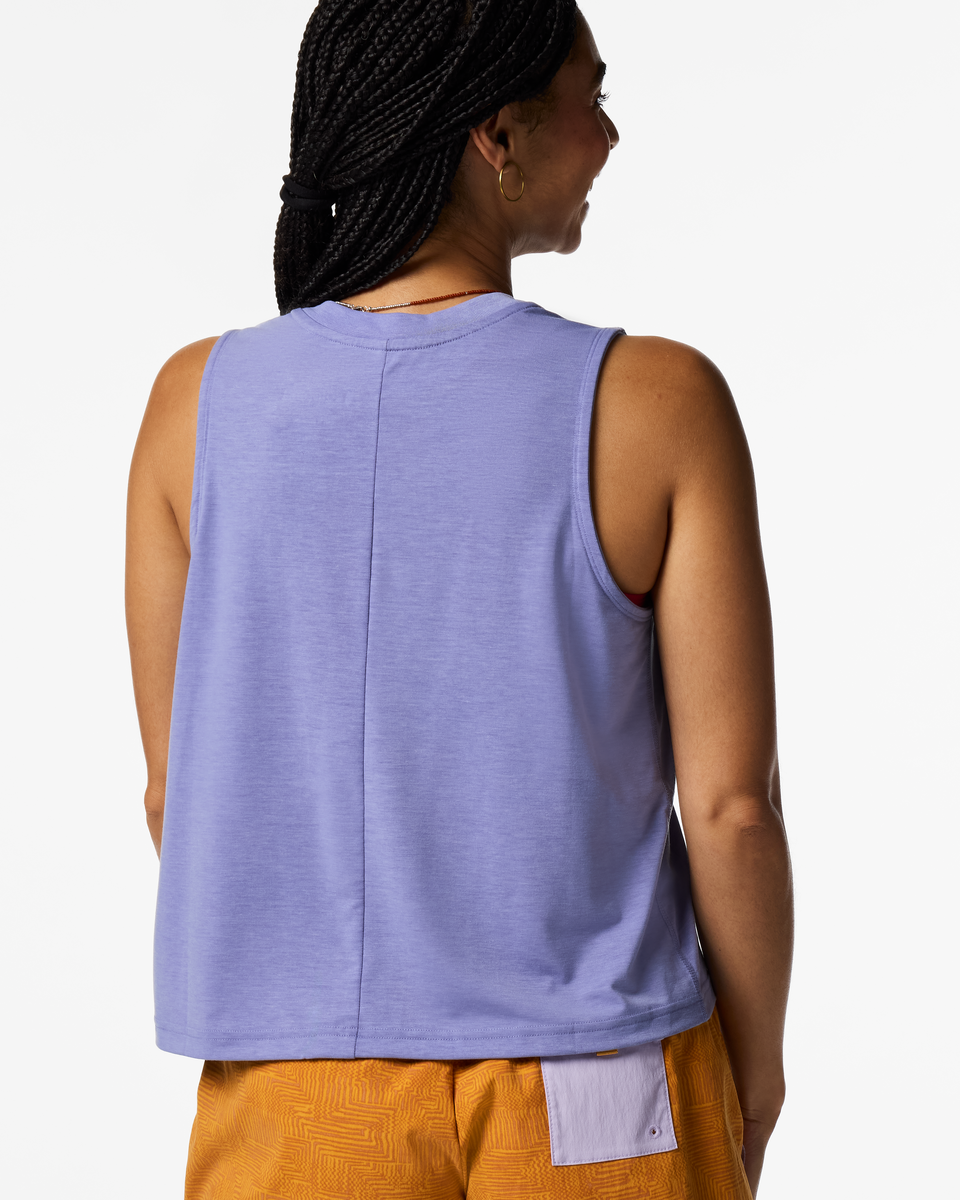 Empaca Tank - Women's, Aster, Model Kalu