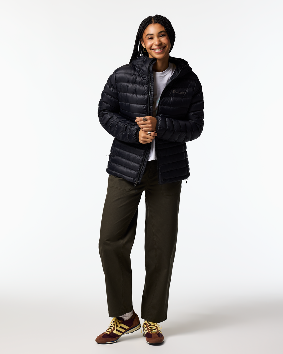 Fuego Down Hooded Jacket - Women's, Cotopaxi Black, Model Kalu