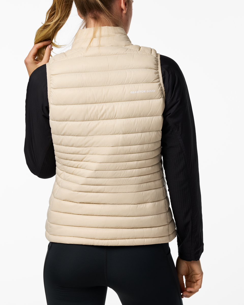 Fuego Down Vest - Women's, Cotopaxi Cream, Model Ellen